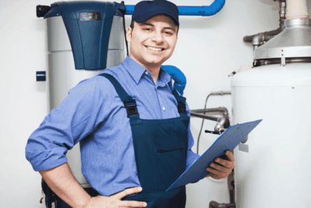 water heater repair technician